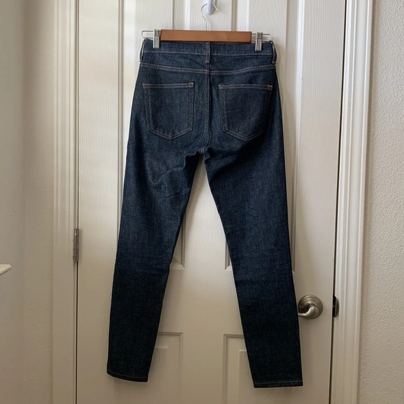 Everlane The Mid-rise Skinny denim Jeans Ankle crop size 25 in Dark Indigo - Picture 5 of 16